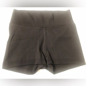 Aerie Offline Black Seamless Bike Shorts, Size L